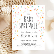 Bébé saupoudrer Genre Neutre Saupoudrer Confetti
