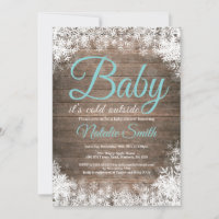 Bébé son froid à l'extérieur du Baby shower de flo