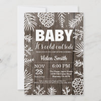 Bébé son froid à l'extérieur du Baby shower d'hive