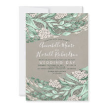 Bébé's Breath and Greenery Elegant Rustic Mariage