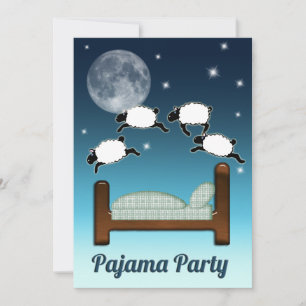 Invitation Bed, Sky et Counting Sheep à la soirée PJ