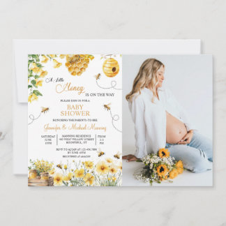 Invitation Bee A Little Honey is on the Way Baby Shower