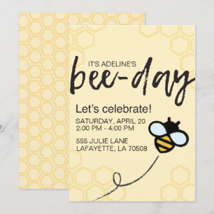 Invitation Bee-Day