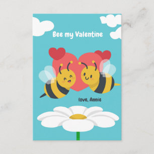 Invitation Bee My Valentine Card