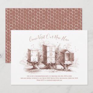 Invitation Beehid Honeycomb