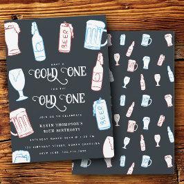 Invitation Beers Rustic Hand Drawn Whimsical Beer Birthday