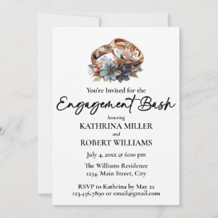 Invitation Belle ceinture Mariage, Fiançailles Bash