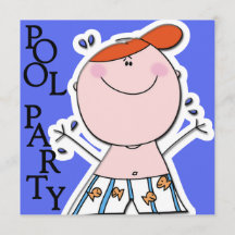 Belle Enfants Piscine d'été Fête Nage Anniversaire