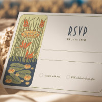 Belle Époque Dragonfly Love - Art Nouveau RSVP