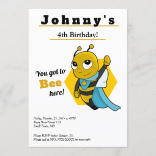 Invitation Belle et drôle d'invitation pour un enfant