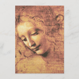 Invitation Belle femme par Leonardo da Vinci