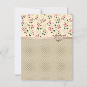 Invitation Belle florale sans couture motif oubli-me-non pi