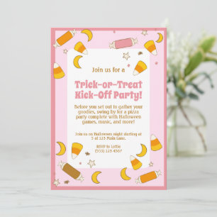 Invitation Belle Halloween Costume Party Trick or Treat
