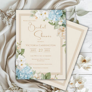 Invitation Belle Mariage de Hortensia Floral