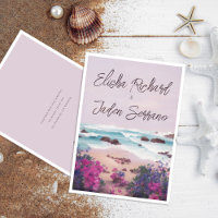 Belle Plage Vagues Décor Mariage d'été