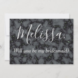 Invitation Belle proposition de femme de chambre en marbre no