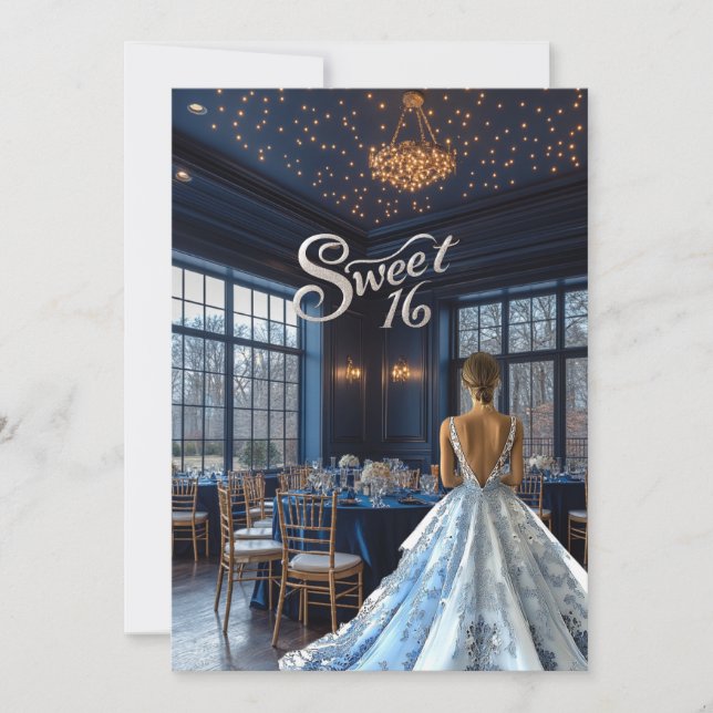 Invitation Belle Salle Bleue (Devant)