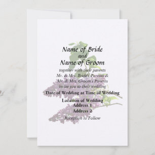 Invitation Belles Lilacs