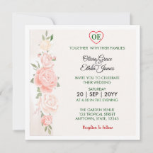 Belles Roses Fleurs de Mariage