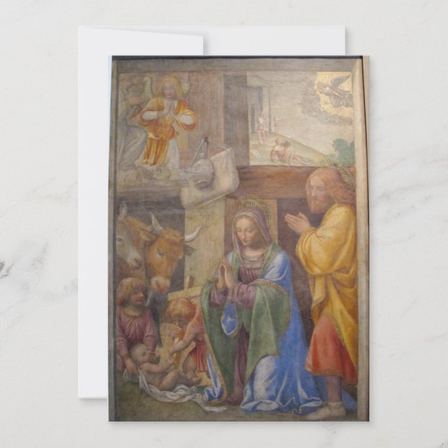 Invitation Bernardino Luini - Nativité et Annonciation à (Devant)