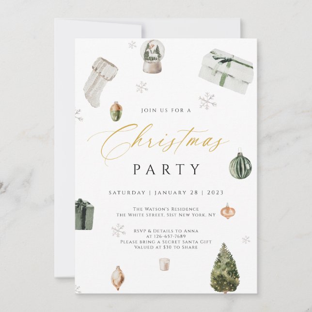 Invitation Berry Birthday Invitation, Blueberry 1er Anniversa (Devant)