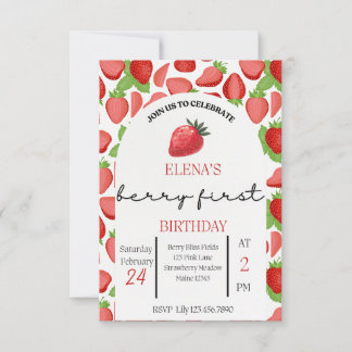 Invitation Berry First
