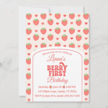 Berry First | Fête du 1er anniversaire de Strawber