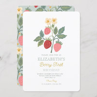 Berry First Strawberry Bouquet Anniversaire