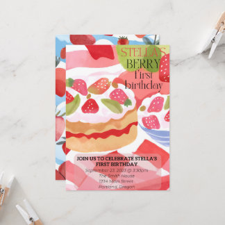 Invitation Berry Premier anniversaire