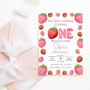 Invitation Berry Premier anniversaire