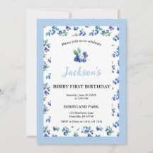 Berry Premier Anniversaire Blueberry En vichy Invi