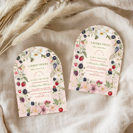 Invitation Berry Sweet Baby shower