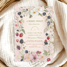 Invitation Berry Sweet Baby shower