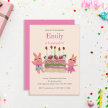 Berry Sweet Bunny Buddies| Anniversaire rose
