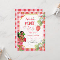 Berry Sweet FIRST Strawberry Birthday Girl Party