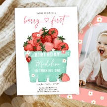 Berry Sweet Strawberry Farmers Marché Anniversaire