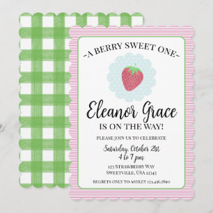 Invitation Berry Sweet un Baby shower