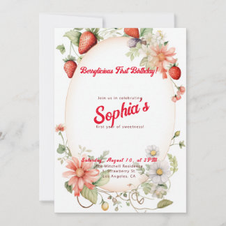 Invitation Berrylicieux premier anniversaire ! 1er anniversai