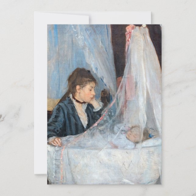 Invitation Berthe Morisot - Le Berceau (Devant)