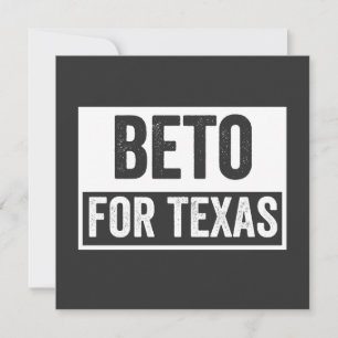 Invitation beto FOR TEXAS