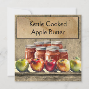 Invitation Beurre Apple, personnalisable