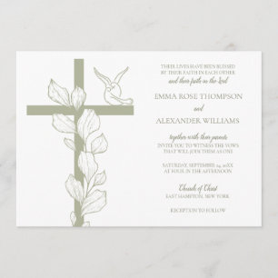 Invitation Bible Emma Verse 1 Jean 4:16 Mariage chrétien