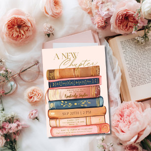 Invitation Bibliothèque de livres d'histoires Une nouvelle Fê