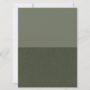 Invitation bicolore vert mousse moderne – Personna