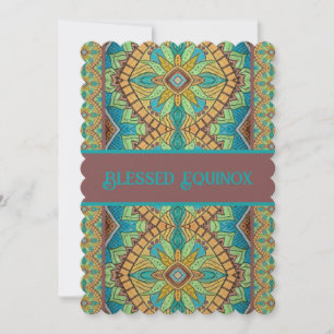 Invitation Bienheureux Equinox - Contenu Mandala