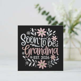 Invitation Bientôt Grand-mère est 2026 Annonce de Grossesse
