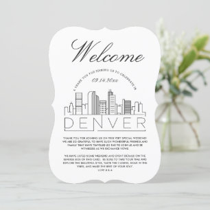 Invitation Bienvenue à Denver   Détails des invités
