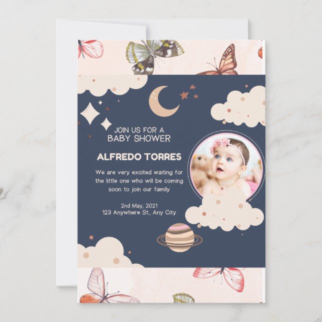 Invitation "Bienvenue à la Parenthood : une célébration du no (Devant)