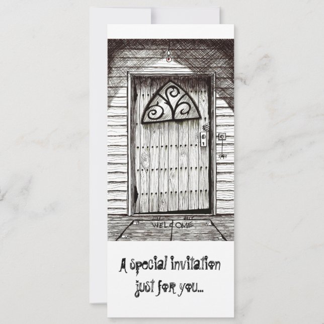 Invitation Bienvenue à l'invitation du dîner (Devant)