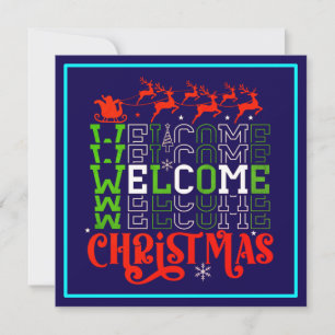 Invitation Bienvenue Noël